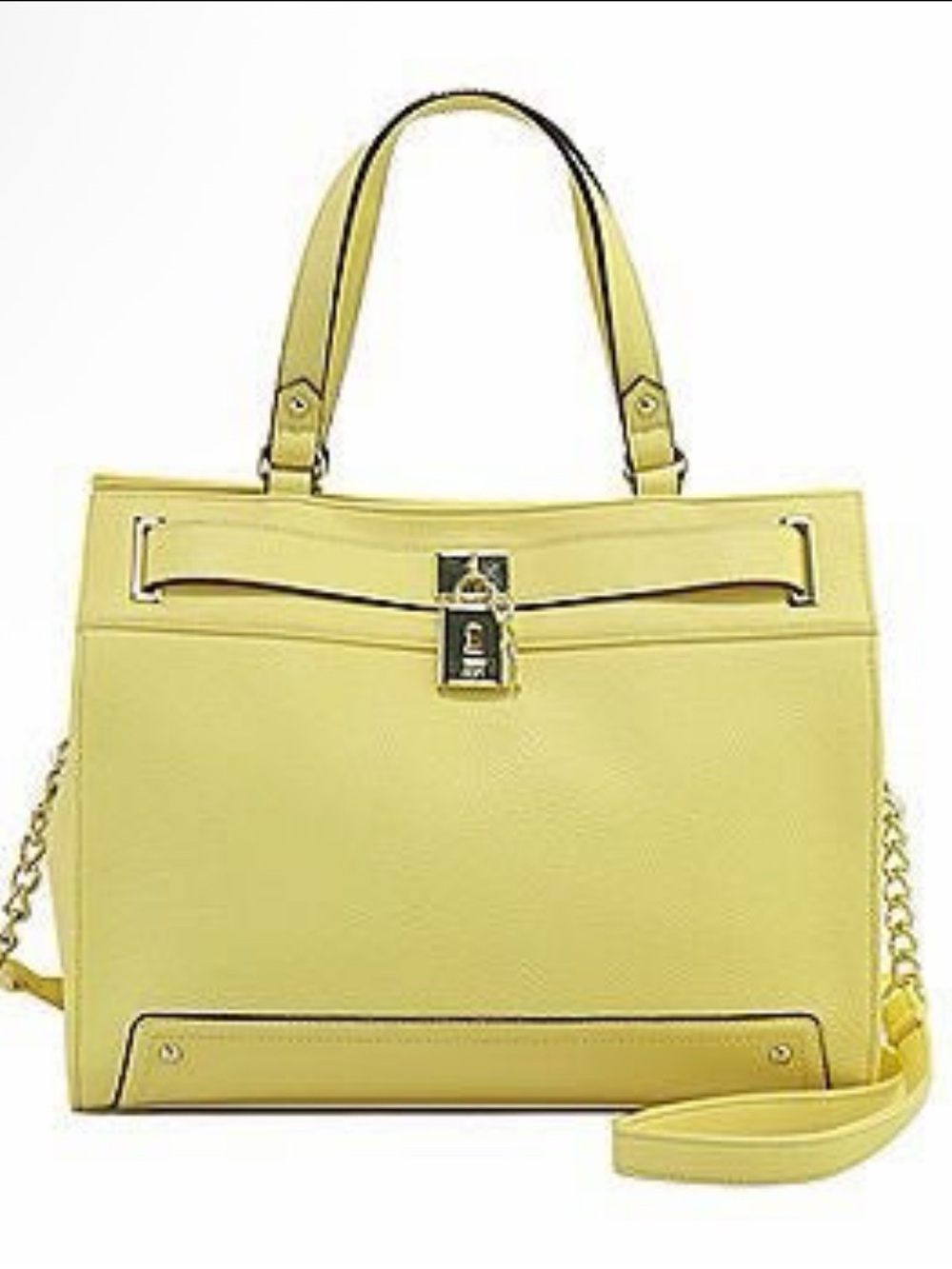👑 Juicy Couture - Key Satchel Purse - Lemon Yellow
